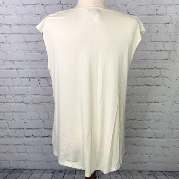 JESSICA SIMPSON Embroidered Boho Aztec Top sz M - Picture 4 of 7